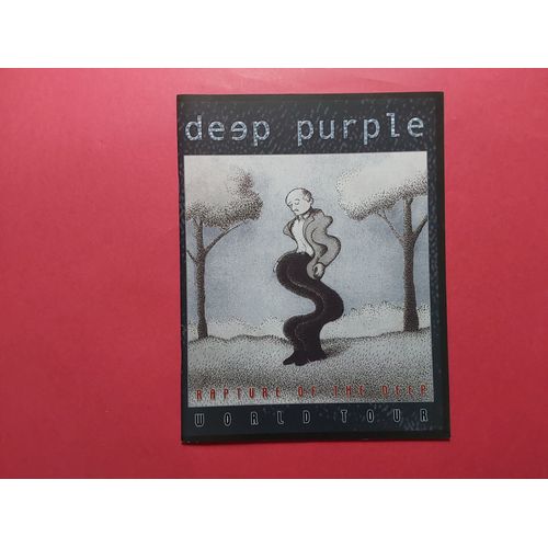 Programme Deep Purple Rapture Of The Deep World Tour
