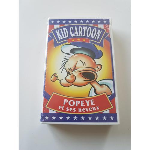 Kid Cartoon, Popeye Et Ses Neveux, K7 Vhs Neuve