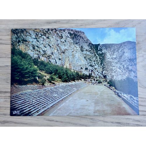 Carte Postale Grèce . Delphes. Le Stade De Delphes. Date De 1970. Monument De L'histoire.