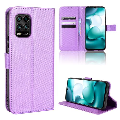 Coque Xiaomi Mi 10 Lite,Etui Pour Xiaomi Mi 10 Lite,Coque En Cuir Pour Xiaomi Mi 10 Lite,Convient A Etui La Xiaomi Mi 10 Lite,Violet