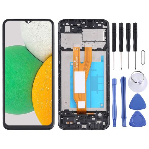 Samsung Galaxy A03 Core Écran Lcd (Original) + Tactile Préassemblés Sur Châssis + Outils (Noir)