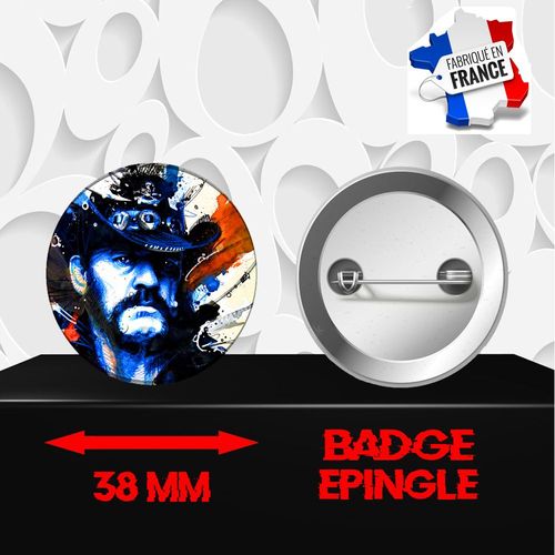 Badge À Épingle 38 Mm Groupe Rock Motorhead 348