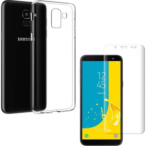 Coque Pour Samsung Galaxy J6 2018 J600 Et Verre Trempé Protection Ecran Phonillico®