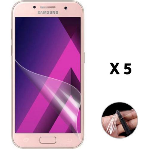 Lot De 5 Films Protection Pour Samsung Galaxy A3 2017 A320 - Protecteur Ecran En Plastique Anti Rayure Ultra Mince Phonillico®