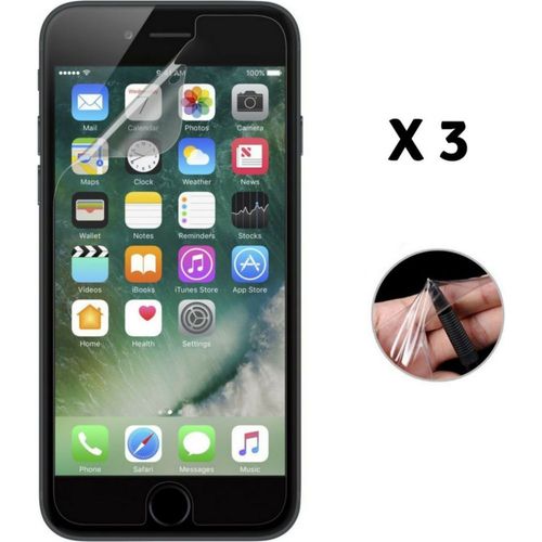 Lot De 3 Films Protection Pour Iphone 6 / 6s - Protecteur Ecran En Plastique Anti Rayure Ultra Mince Phonillico®