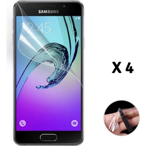 Lot De 4 Films Protection Pour Samsung Galaxy A3 2016 A310 - Protecteur Ecran En Plastique Anti Rayure Ultra Mince Phonillico®