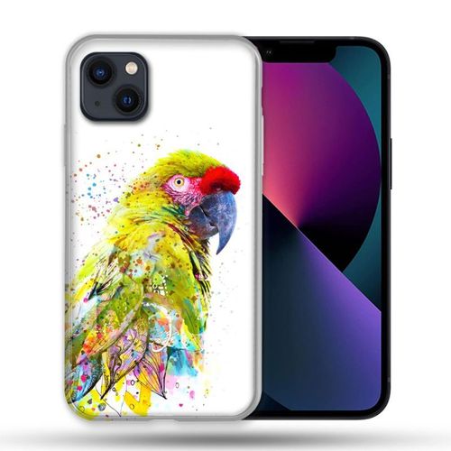 Coque Pour Iphone 14 Plus (6.7) Animal Perroquet Jaune