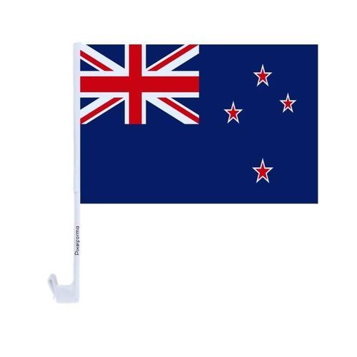 Drapeau voiture de la Nouvelle-Zélande 20 pièces en 14x21cm en polyester