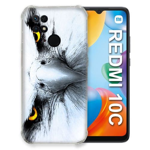 Coque Pour Xiaomi Redmi 10c Animal Aigle Royal Blanc