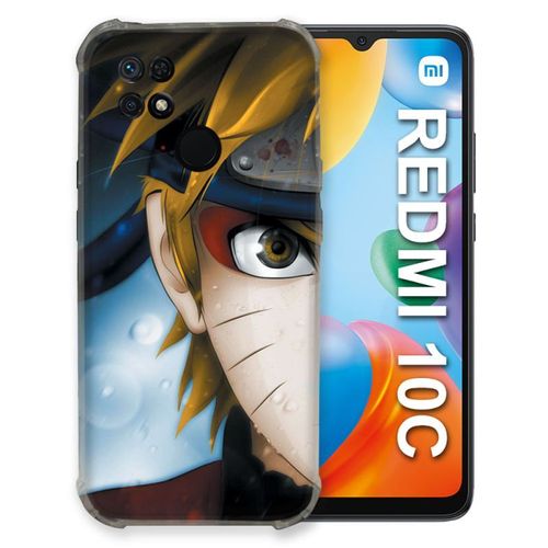 Coque Pour Xiaomi Redmi 10c Manga Naruto Blanc