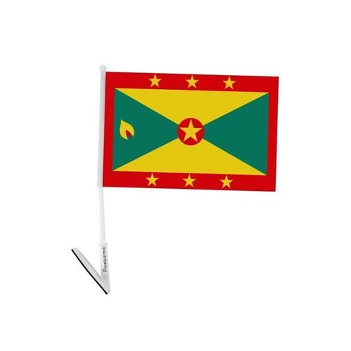 Drapeau adhésif de la Grenade 1 pièces 14x21cm