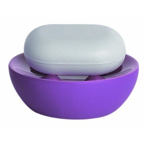 Spirella 10.15326 Bowl Rubber Porte-Savon Dolomite Grape