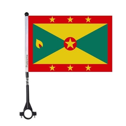 Drapeau de vélo de la Grenade 10 pièces en polyester