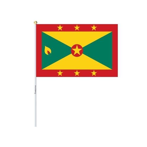 Mini Drapeau de la Grenade 30x45cm en polyester