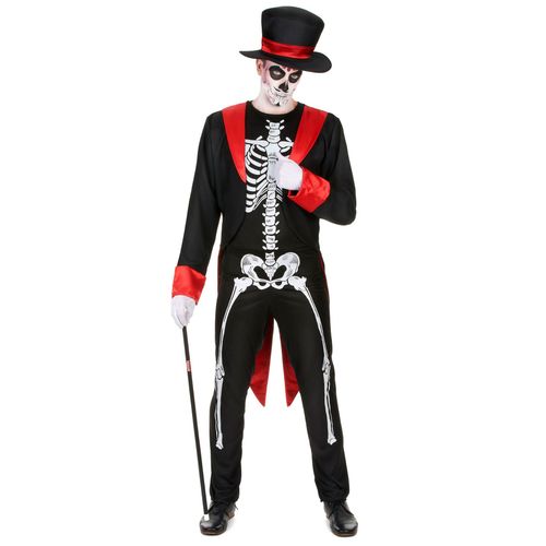 Déguisement Squelette Chic Homme - Taille: Xxl