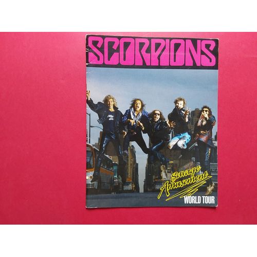 Programme Scorpions Savage Amusement World Tour