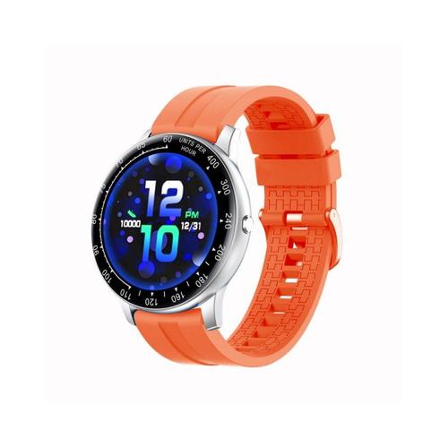 Smarty Warm Up Montre Mixte Connectée Silicone Orange Sw008g