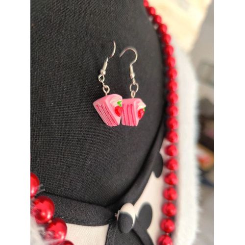 Boucles D'oreilles Fraisier