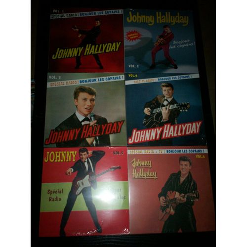 Johnny Hallyday Spécial Radio Bonjour Les Copains Volume 1,2,3,4,5,6