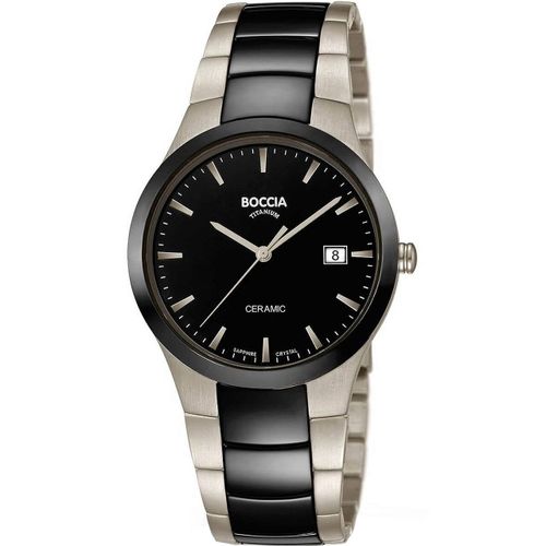 Mens Watch Boccia 3639-01, Quartz, 39mm, 5atm