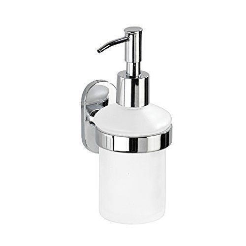Wenko 22283100 Power-Loc Distributeur De Savon Puerto Rico Zinc Chromé 20,0 X 19,0 X 24,0 Cm