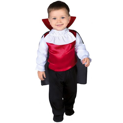 Déguisement Vampire Rouge Et Noir Bébé - Taille: 24 - 36 Mois