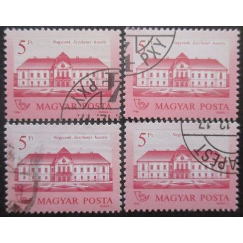 Hongrie N°3067 X 4 Oblitéré