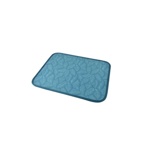 Tapis De Repas Antidérapant Pour Animaux À Motifs Everplant - Bleu - L 45 X 35 Cm