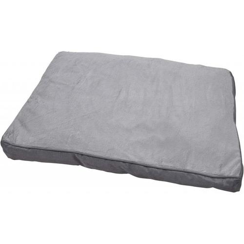 Coussin Peluche Rectangle Pour Animaux - Gris - L 100 X L 70 Cm - Gamme Newton