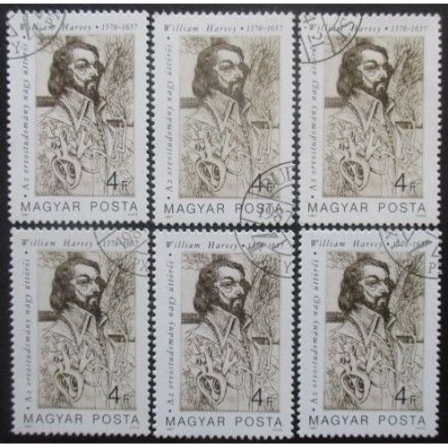 Hongrie N°3099 X 6 Oblitéré