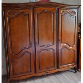 Armoire Chene 3 Portes Dont 1 Penderie