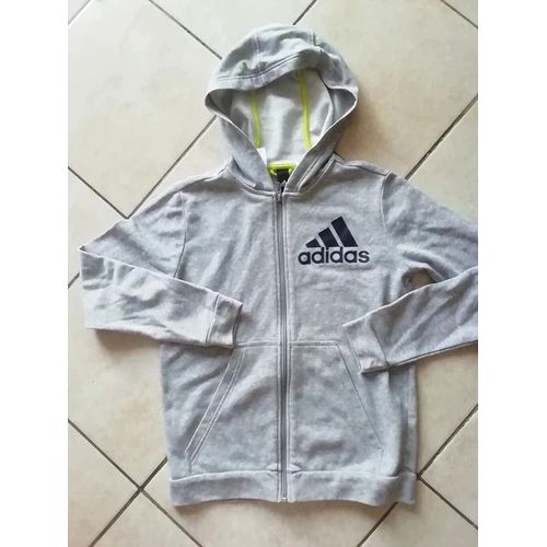 Gilet - Veste A Capuche Mixte Adidas 11 - 12 Ans.