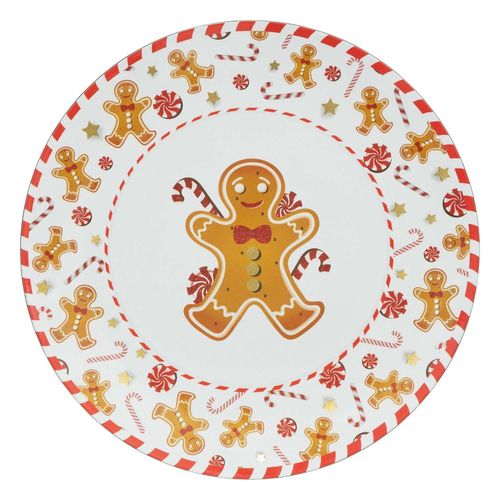 Lot De 12 Dessous D'assiette Pain D'épice D. 33 Cm - Orange