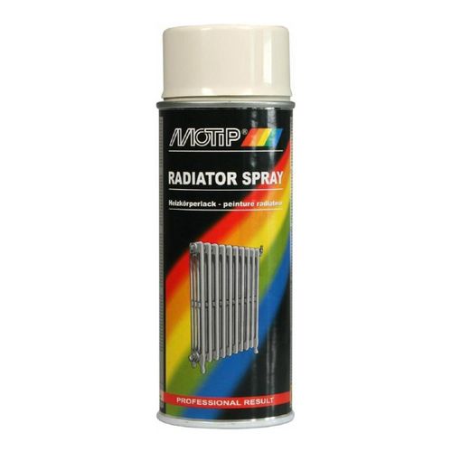 Peinture Radiateur Ral 1013 Blanc Brillant Spray 400ml Motip