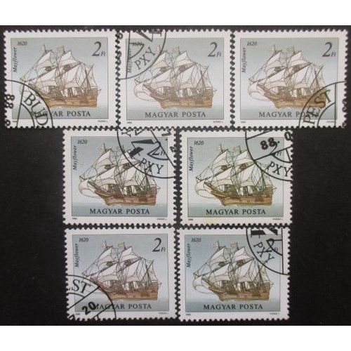 Hongrie N°3167 X 7 Oblitéré
