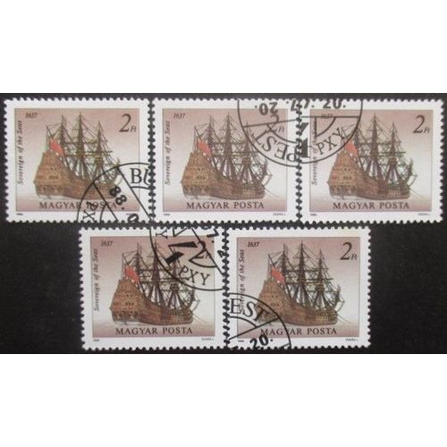Hongrie N°3168 X 5 Oblitéré
