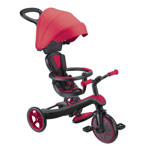 Globber - Tricycle Évolutif Pour Bébé Explorer 4 En 1 - Rouge