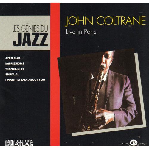 John Coltrane "Live In Paris" Cd Album - Les Génies Du Jazz - Atlas - Gid - Thésis - 1989