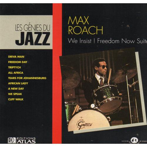 Max Roach "We Insist I Freedom Now Suite" Cd Album - Les Génies Du Jazz - Atlas - Gid - Black Lion Prod - 1990