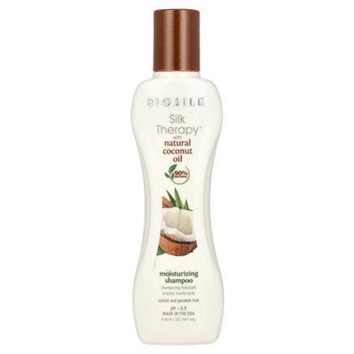 Biosilk, Silk Therapy® À L'huile De Noix De Coco Naturelle, Shampooing Hydratant, 167 Ml 