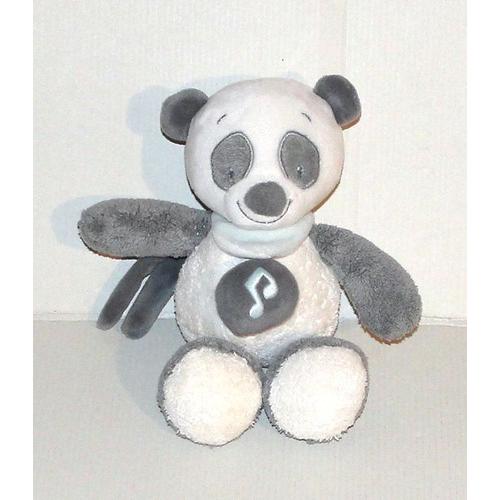 Doudou Ours Panda Musical Nattou - Peluche Ours Berceuse
