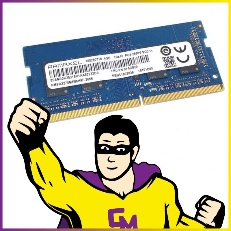 4Go RAM DDR4 Ramaxel RMSA3270ME86H9F-2666 PC4-21333 2666Mhz SODIMM ...