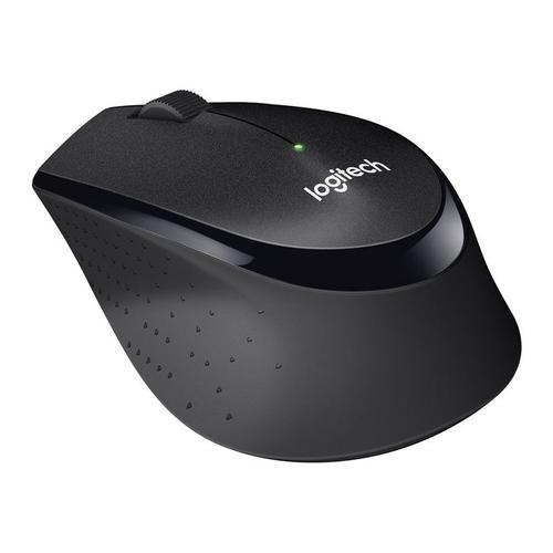 Logitech M330 SILENT PLUS - Souris - 3 boutons - sans fil - 2.4 GHz - récepteur sans fil USB - noir