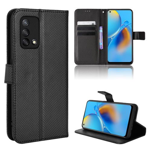 Coque Oppo A74 4g,Etui Pour Oppo A74 4g,Coque En Cuir Pour Oppo A74 4g,Convient A Etui La Oppo A74 4g,Noir