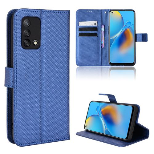 Coque Oppo A74 4g,Etui Pour Oppo A74 4g,Coque En Cuir Pour Oppo A74 4g,Convient A Etui La Oppo A74 4g,Bleu