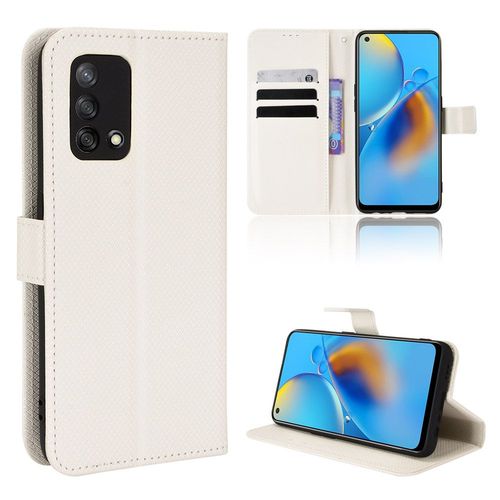 Coque Oppo A74 4g,Etui Pour Oppo A74 4g,Coque En Cuir Pour Oppo A74 4g,Convient A Etui La Oppo A74 4g,Blanc