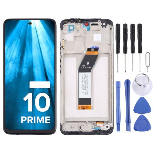 Xiaomi Redmi 10 Prime Écran Lcd (Original) + Tactile Préassemblés Sur Châssis + Outils (Noir)