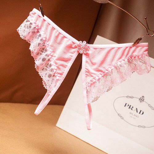 Sous-Vêtements Érotiques Sexy, Culotte Ouverte À L'entrejambe Pour Femmes, Porno Sexuel, Nuisette Transparente, String