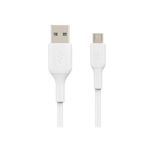 Belkin BOOST CHARGE - Câble USB - Micro-USB de type B (M) pour USB (M) - 1 m - blanc