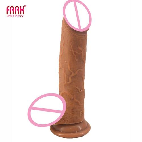 Gode Réaliste Double Couche En Silicone Pour Femme, Faux Pénis, Grosse Bite, Produit Sexuel Pour Adulte, Masturbateur, Succion, Jouets Sexuels